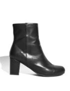 Pixie Market Black Ankle Mid Boots