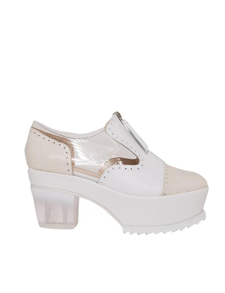Pixie Market Rita Lucite Platform Shoes