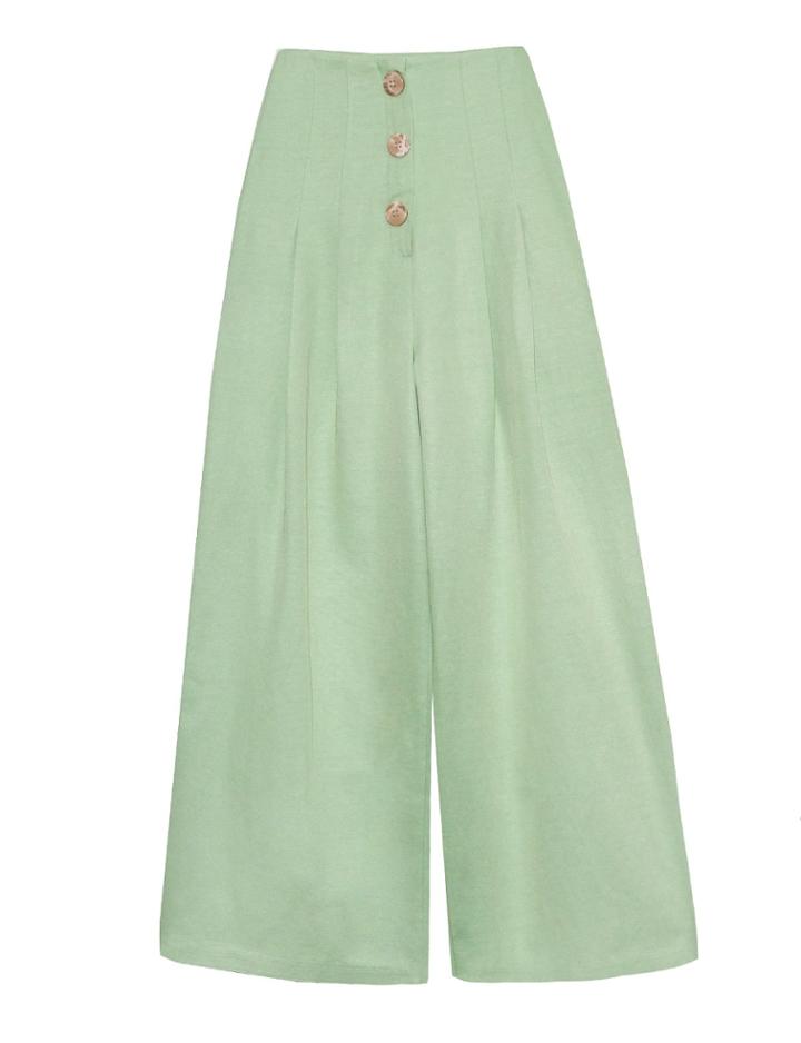 Pixie Market Mint Wide Leg Crop Pants