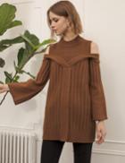 Pixie Market Anderson Brown Knit Tunic