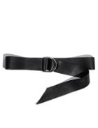 Pixie Market Black Leather Pull Through Belt