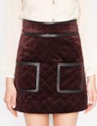 Pixie Market Kim Quilted Skirt