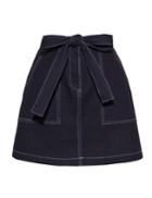 Pixie Market Brooke Contrast Stitch Skirt
