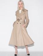 Pixie Market Belted Dress Trench Jacket