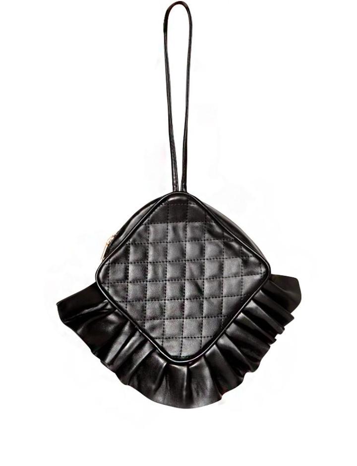 Pixie Market Fan Out Quilted Clutch