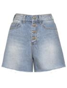 Pixie Market Multi Button Denim Shorts