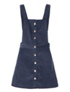 Pixie Market Blue Corduroy Overall Dress