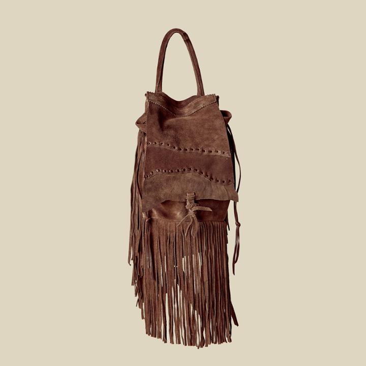 Pamela V. Suede Backpack