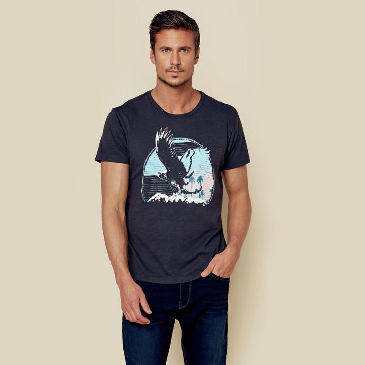 Sol Angeles Sunset Eagle Pocket Tee Mens