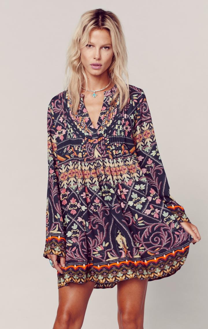 Hemant & Nandita Modal Pleated Dress