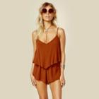 Blue Life Sunchaser Overlay Romper One Pieces