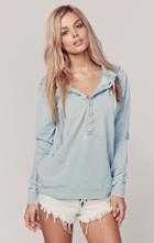 Planet Blue Surf Punk Hoodie
