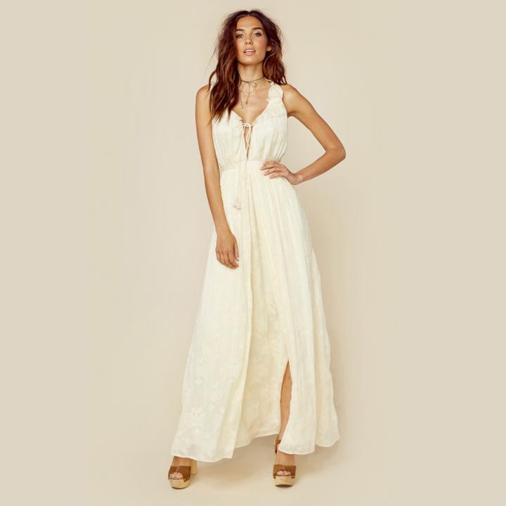 The Jetset Diaries Laleli Silk Maxi Dress