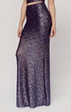 Nightcap Pb Exclusive Metallic Maxi Skirt