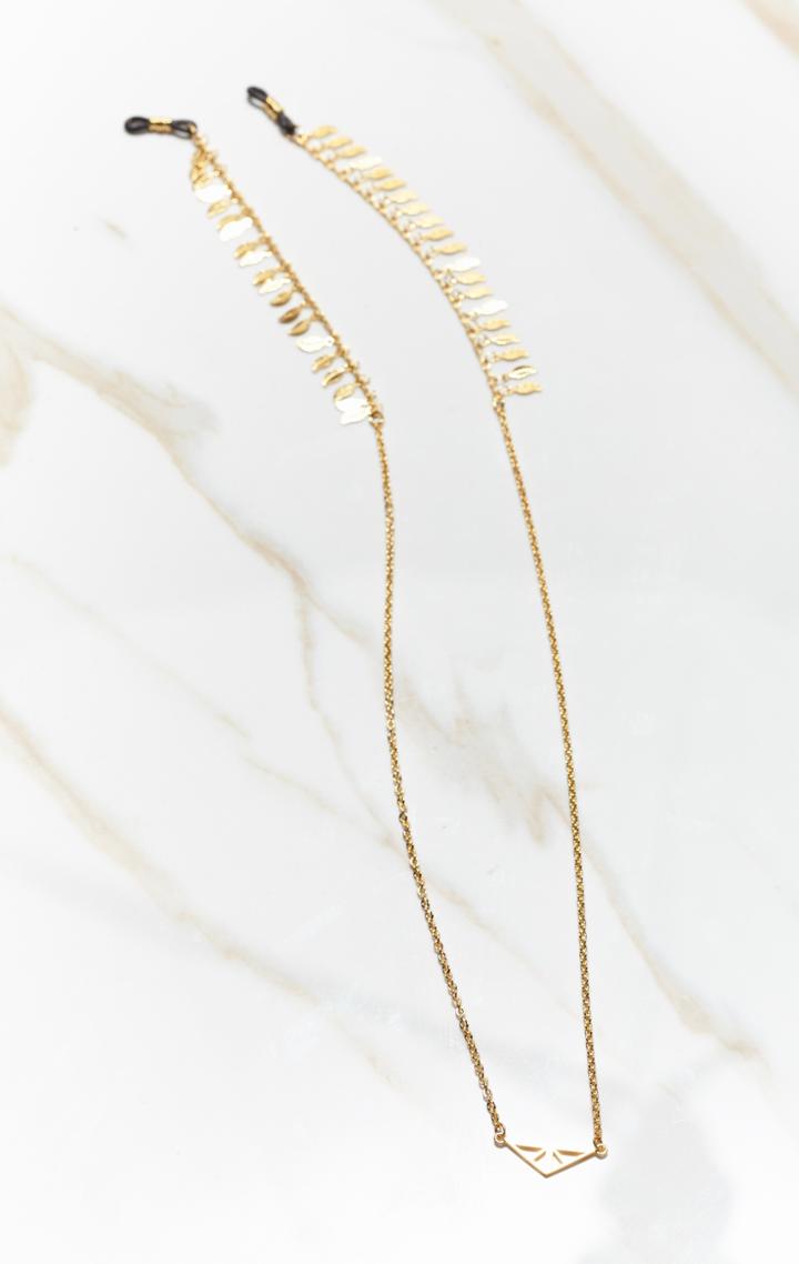 Planet Blue Feather Festival Eyewear Chain