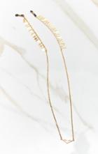 Planet Blue Feather Festival Eyewear Chain