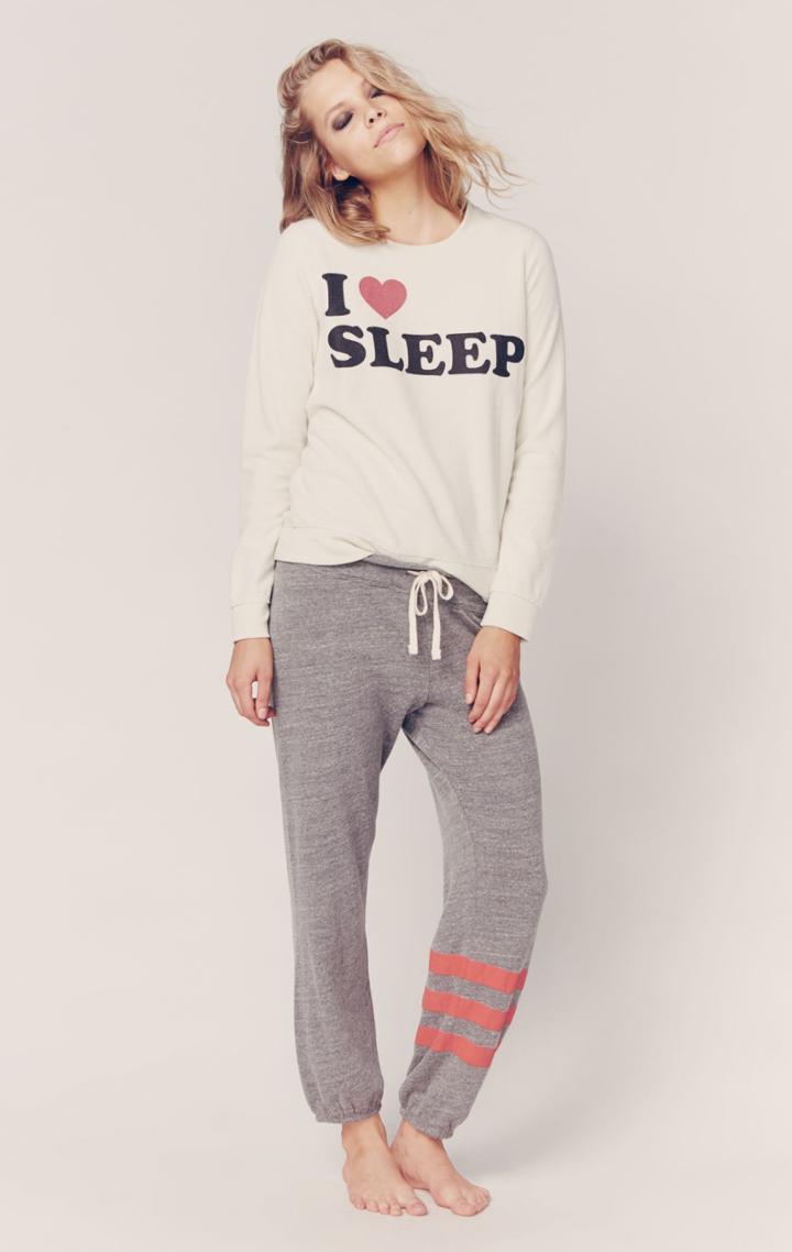 Planet Blue I Heart Sleep Sweatshirt