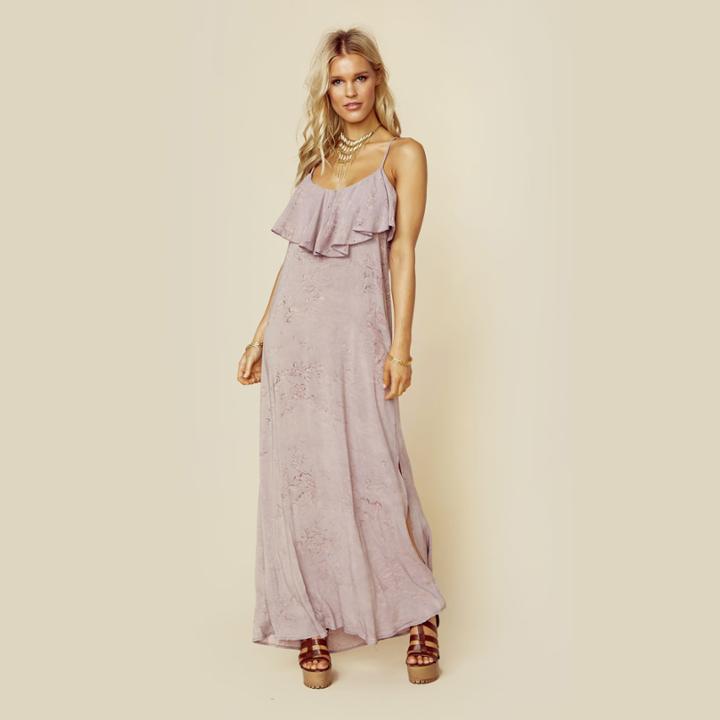 Blue Life Enchanted Tie Back Ruffle Dress Dresses