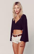 Blue Life Cropped Hayley Top