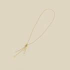 Chan Luu Inc Yellow Gold Fringe Necklace Accessories
