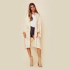Blue Life Satin Vacation Kimono