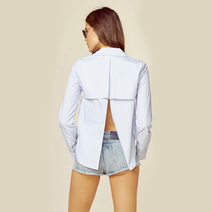 Kendall + Kylie Open Back Shirt