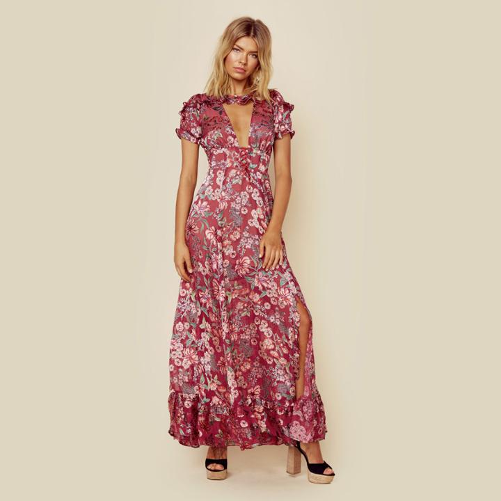 For Love And Lemons Flora Maxi Dress Dresses