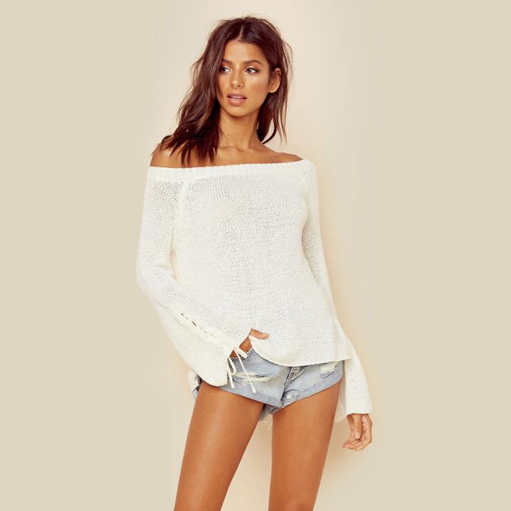 Minkpink Beau Lace Side Sweater