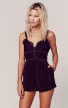 Planet Blue Interlude Lace Playsuit