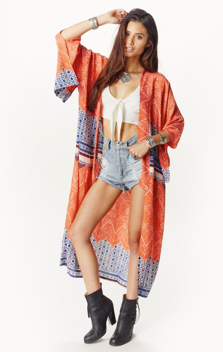 Planet Blue Full Kimono