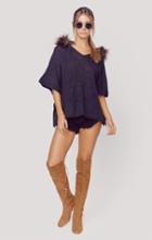 27 Miles Cashmere Hoodie Poncho