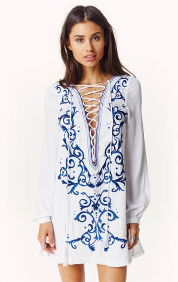 Planet Blue Dynasty Tunic Dress