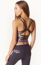 Blue Life Fit Strappy Cropped Cami
