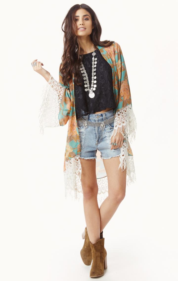Planet Blue Metzler Kimono
