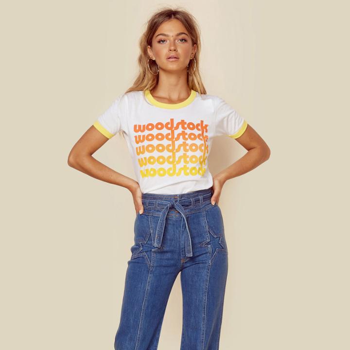 Midnight Rider Woodstock Ringer Tee