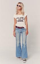 Planet Blue Just Here For The Boos Tee
