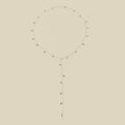 Joy Dravecky Blue Opal Teardrop Y Necklace Accessories