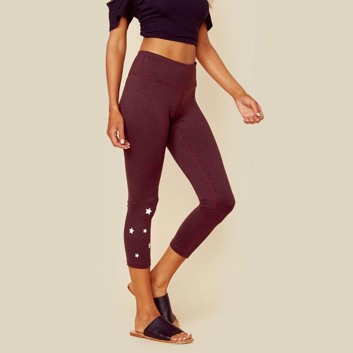 Spiritual Gangster Star Power Crop Legging Bottoms
