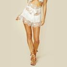 For Love And Lemons Caracas Lace Shorts