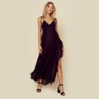 Indah Silk Opal Triangle Maxi Dresses