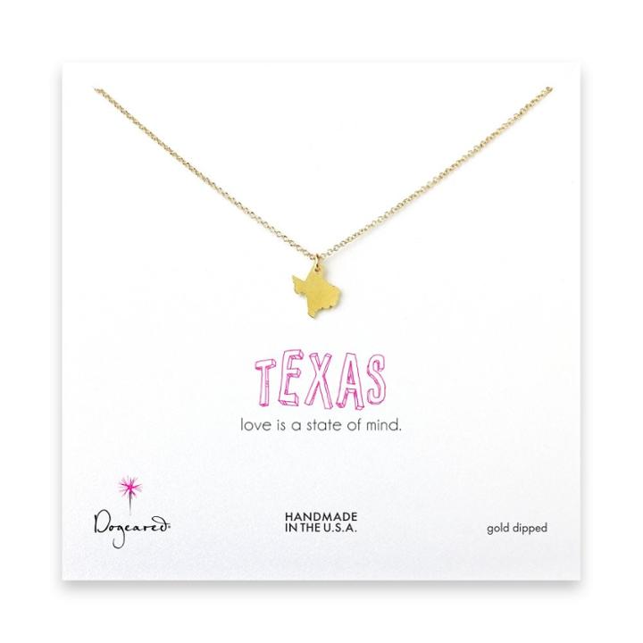 Planet Blue Texas State Of Mind Necklace