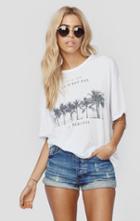 Planet Blue Le Paradis Boyfriend Tee