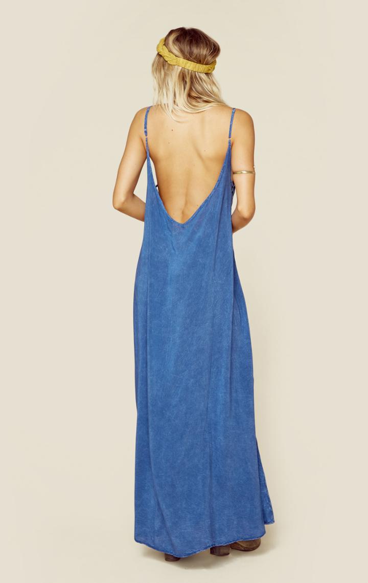 Blue Life Heats On Maxi Dress