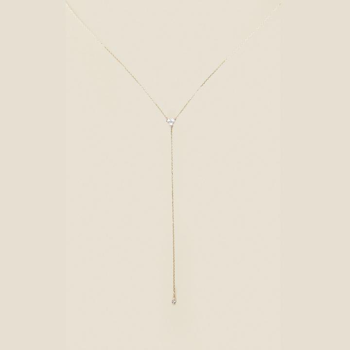 Adina Reyter Diamond Cluster Lariat Necklace