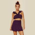 For Love And Lemons Polka Crop
