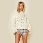 For Love And Lemons Cloudy Day Popover Sweater Outerwear