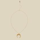 Joy Dravecky Half Moon Crescent Necklace Accessories