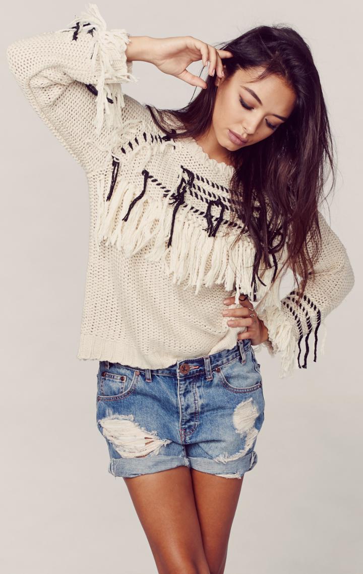Planet Blue Denver Knit Pullover