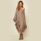 Minnie Rose Cashmere Romantic Ruffle Ruana