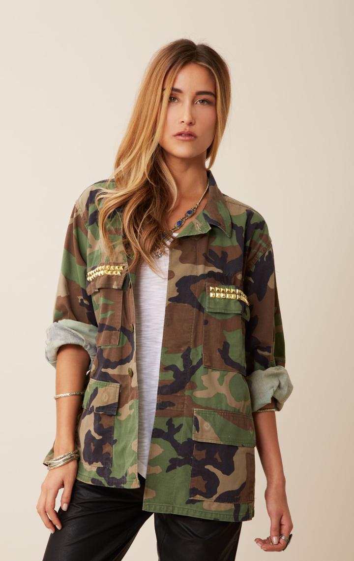 Planet Blue Ejercito Camo Jacket
